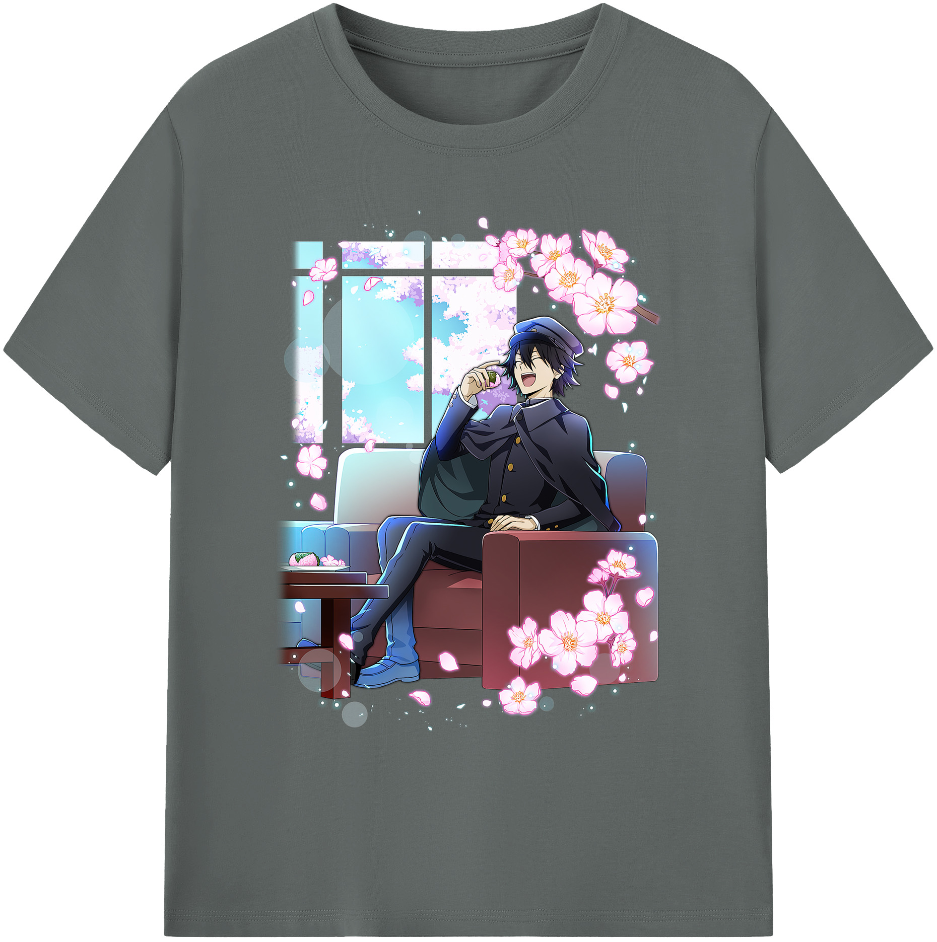 （画像用） 文豪ストレイドッグス Bungo Stray Dogs 綿100％ メンズ半袖Tシャツ｜肌触りやわらか＆通気性